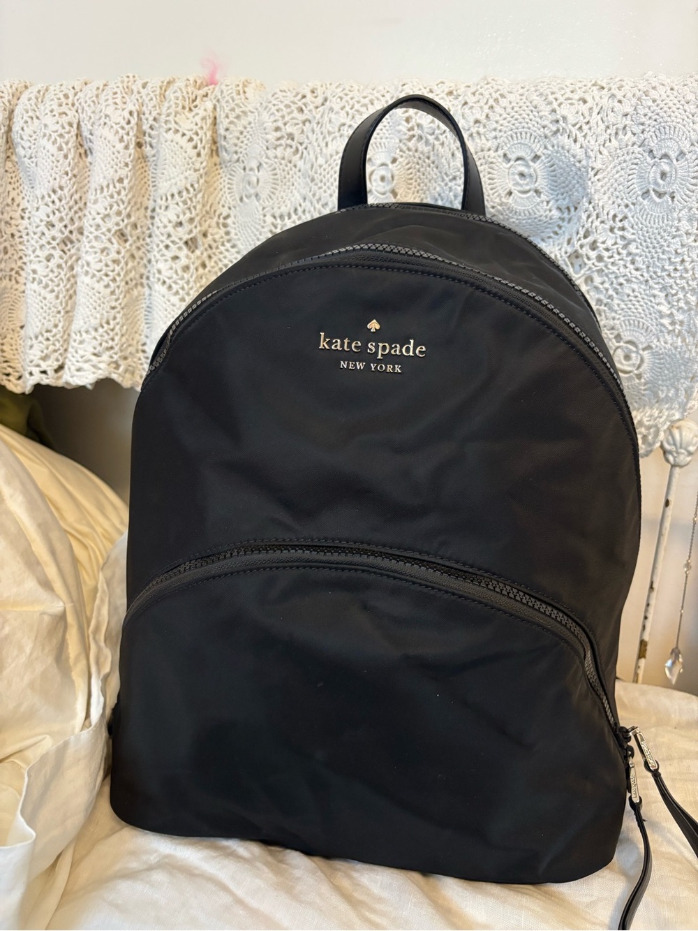 kate spade Black Karissa Backpack